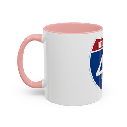 Interstate 45 (U.S. Highways) Accent Coffee Mug
