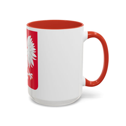 Coat of arms of Poland (1980-1990) - Accent Coffee Mug