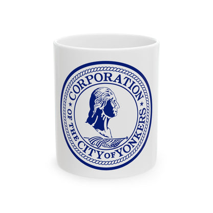 Seal of Yonkers New York - White Coffee Mug