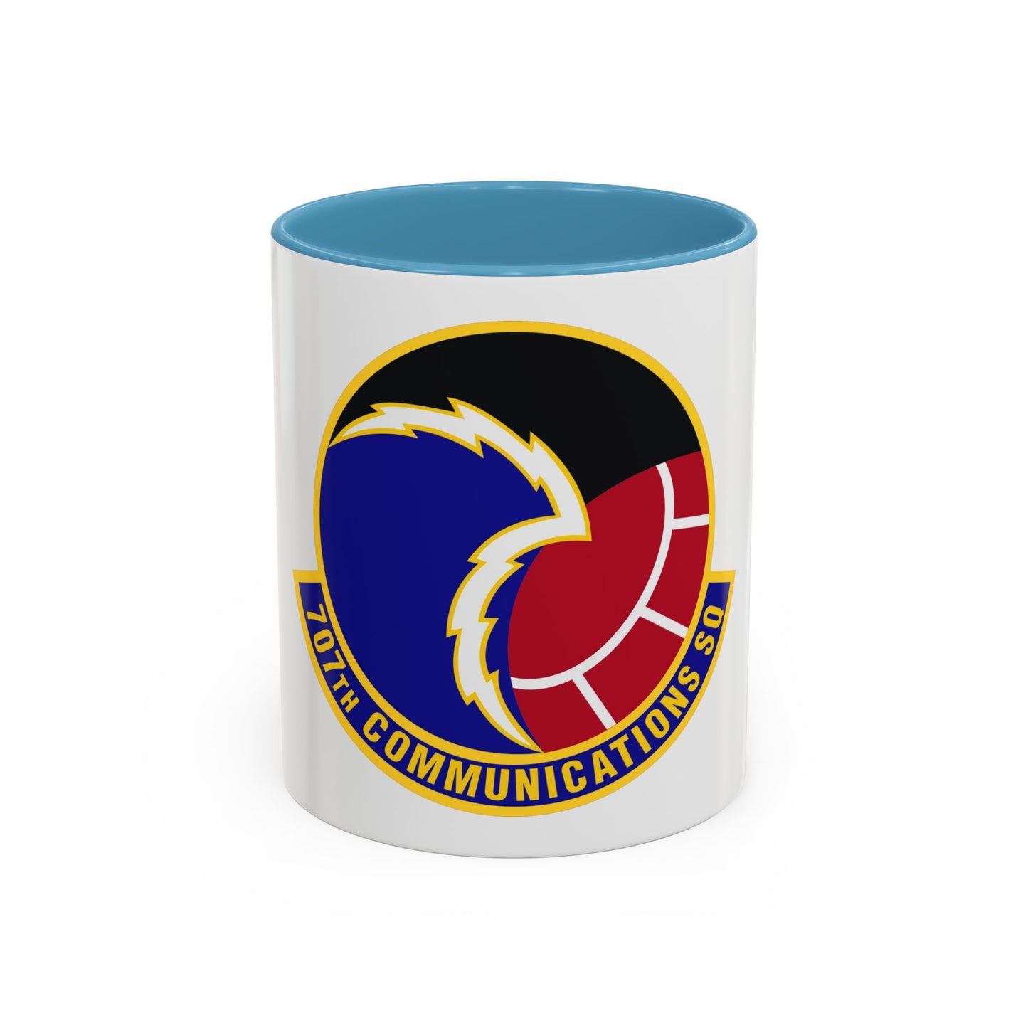 707th Communications Squadron (U.S. Air Force) Accent Coffee Mug