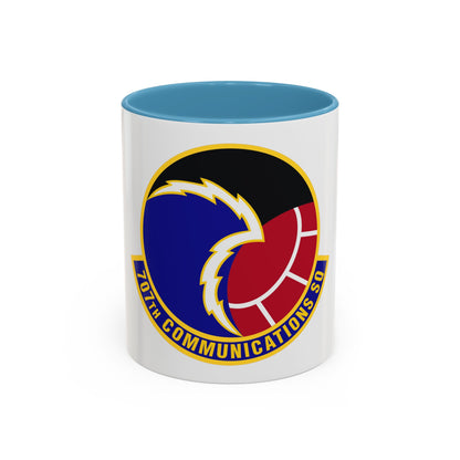 707th Communications Squadron (U.S. Air Force) Accent Coffee Mug