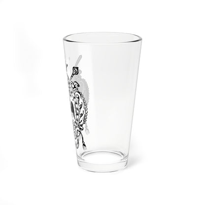 Coat of arms of Wallachia 1700 (Oman) (Coat of Arms) Pint Glass 16oz