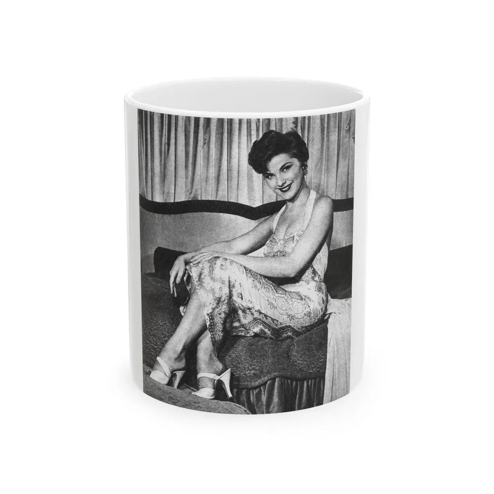 Debra Paget #362 (Vintage Female Icon) White Coffee Mug-11oz-Go Mug Yourself