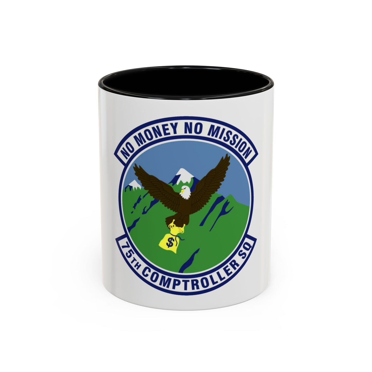 75th Comptroller Squadron (U.S. Air Force) Accent Coffee Mug