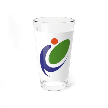 Flag of Iki Nagasaki (Japan) Pint Glass 16oz