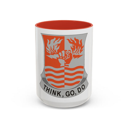 504 Signal Battalion (U.S. Army) Accent Coffee Mug