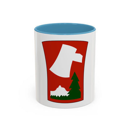 70th Infantry Division patch (U.S. Army) Accent Coffee Mug