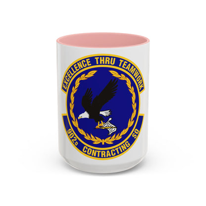 902d Contracting Squadron (U.S. Air Force) Accent Coffee Mug