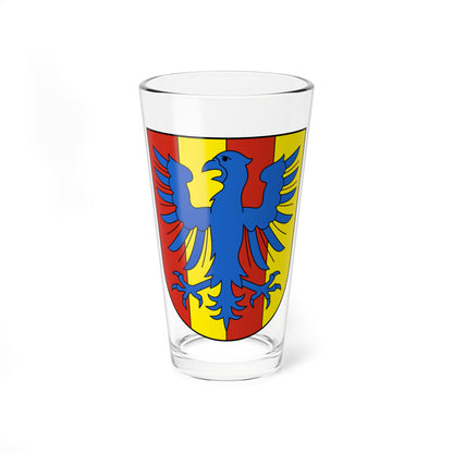 Wisen-blazon (Switzerland) (Coat of Arms) Pint Glass 16oz