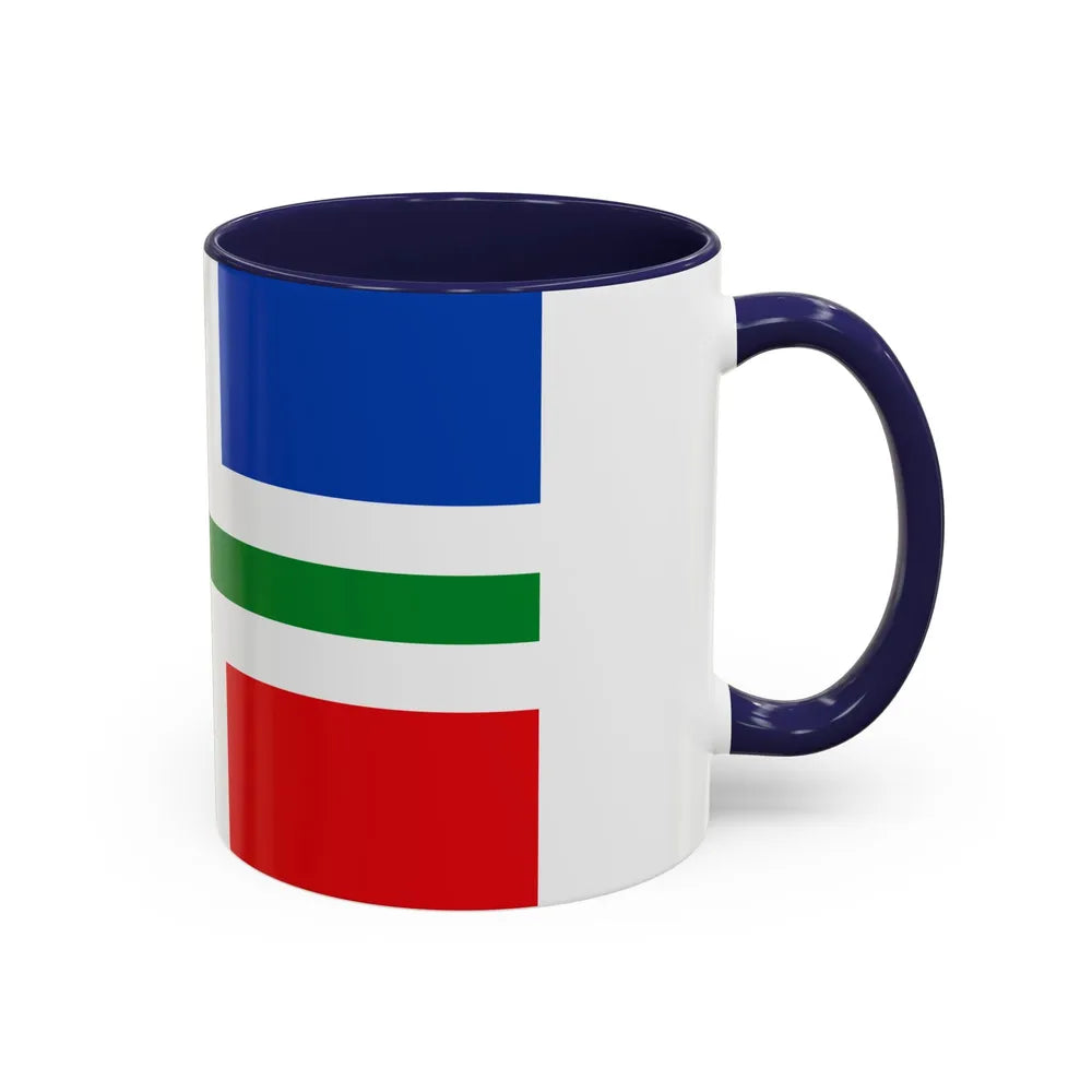 Flag of Groningen Netherlands - Accent Coffee Mug-Go Mug Yourself