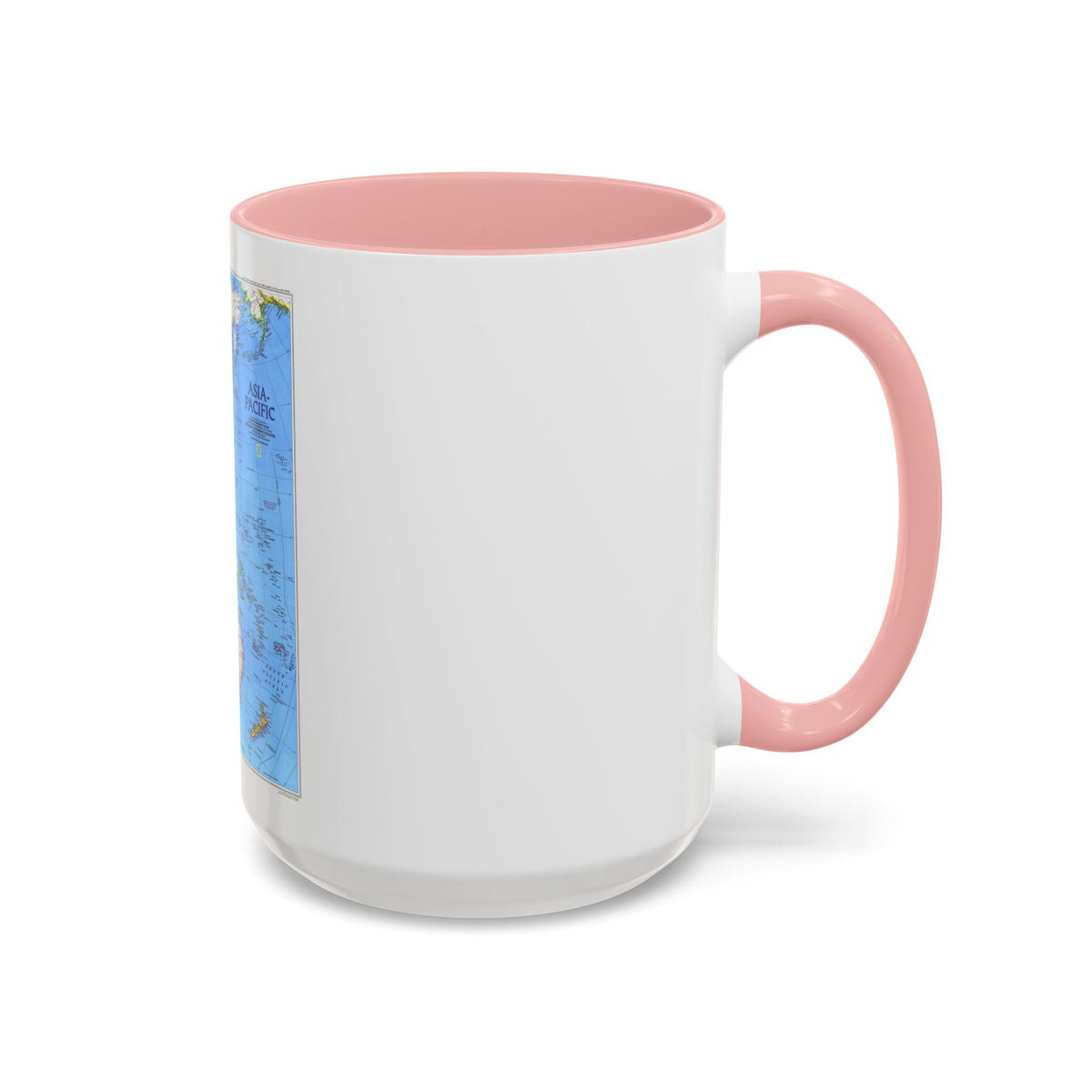 Asia-Pacific (1989) (Map) Accent Coffee Mug