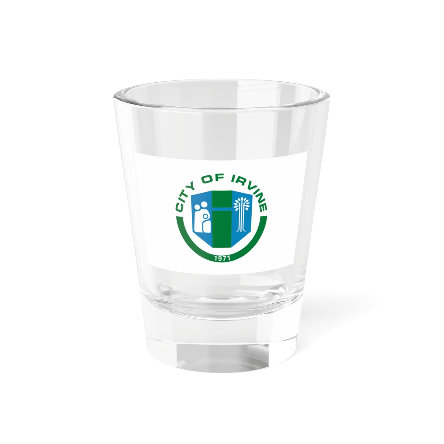 Flag of Irvine California (United States) Shot Glass 1.5oz