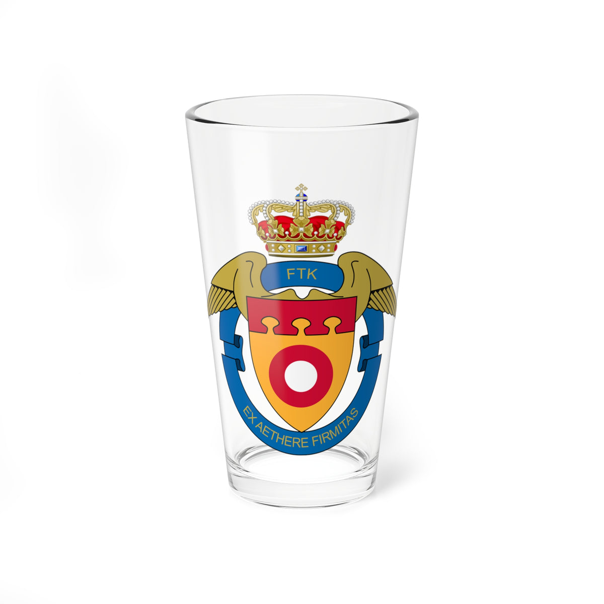 RDAF Tactical Air Command (Denmark) (Coat of Arms) Pint Glass 16oz