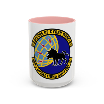 688 Operations Support Squadron ACC (U.S. Air Force) Accent Coffee Mug