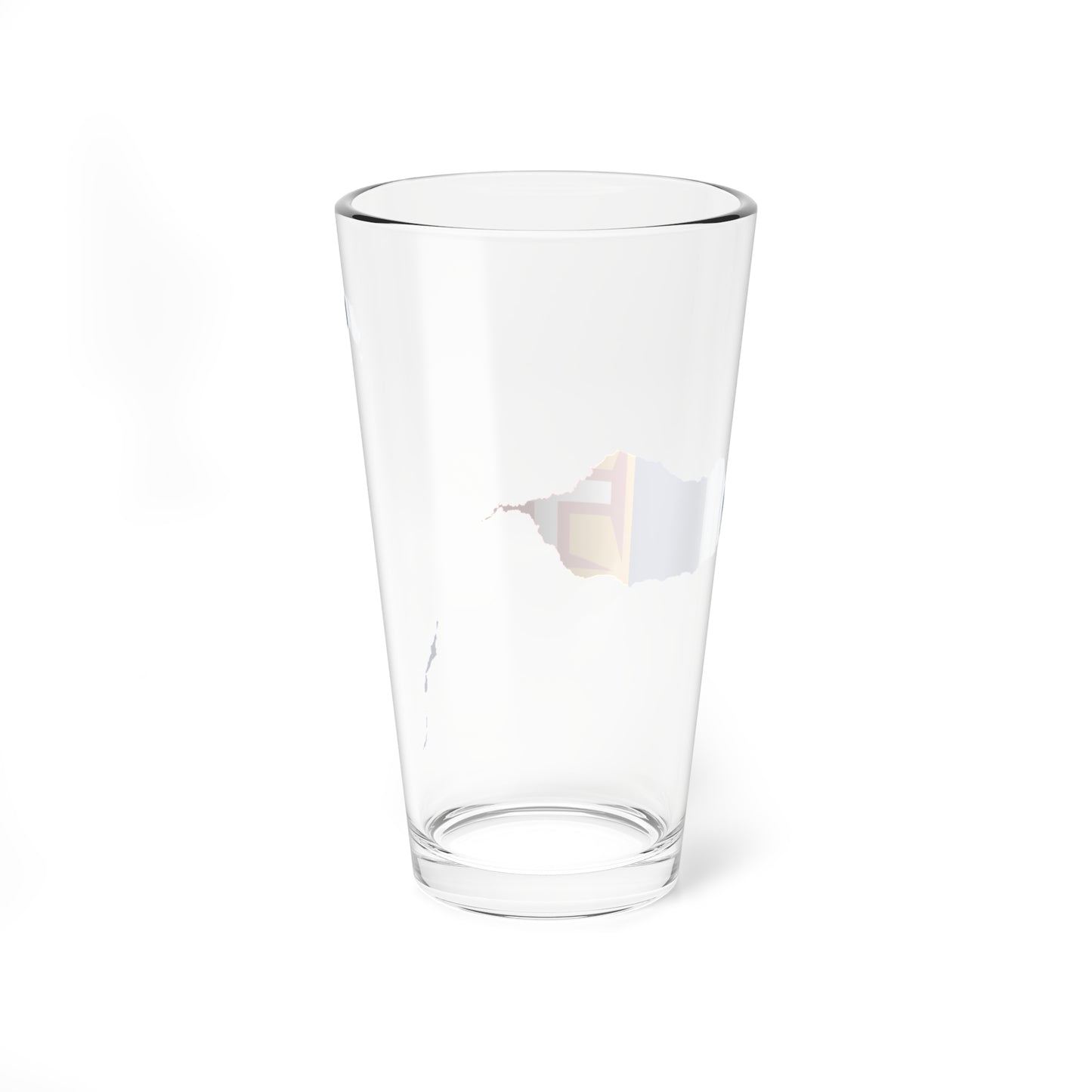 Flag map of Madeira (Portugal) Pint Glass 16oz