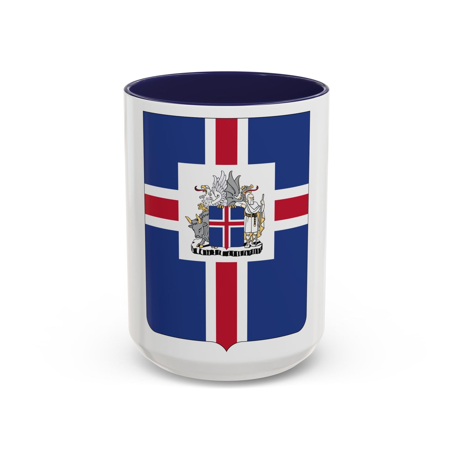 Coat of arms of the President of Iceland - Accent Coffee Mug