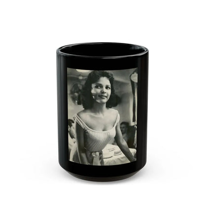 Dorothy Dandridge #92 (Vintage Female Icon) Black Coffee Mug-15oz-Go Mug Yourself