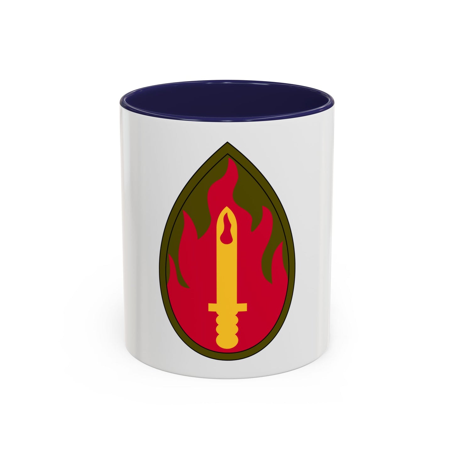 63rd Infantry Division SSI (U.S. Army) Accent Coffee Mug