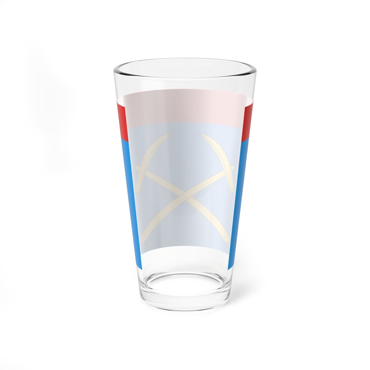 Flag of Podolsk Moscow oblast (Russia) Pint Glass 16oz