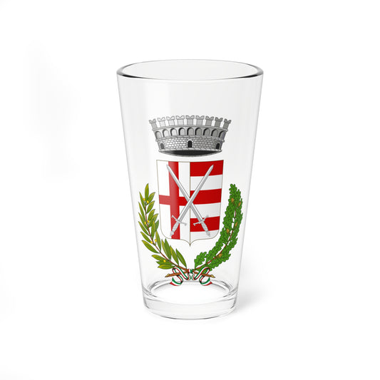 Acquanegra Cremonese-Stemma (Italy) (Coat of Arms) Pint Glass 16oz