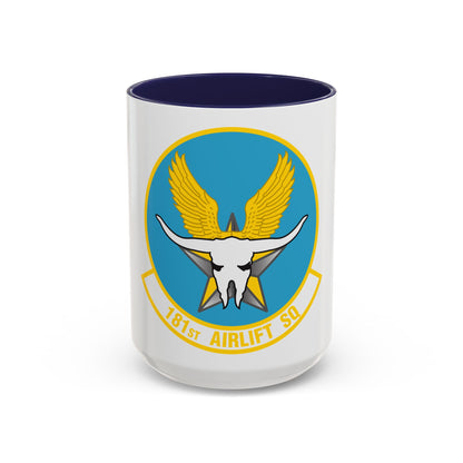 181 Airlift Squadron (U.S. Air Force) Accent Coffee Mug