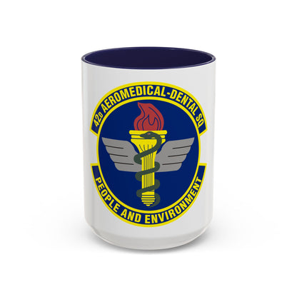 42d Aeromedical Dental Squadron (U.S. Air Force) Accent Coffee Mug