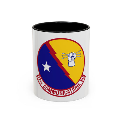 17th Communications Squadron (U.S. Air Force) Accent Coffee Mug