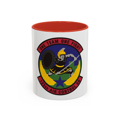123d Air Control Squadron (U.S. Air Force) Accent Coffee Mug