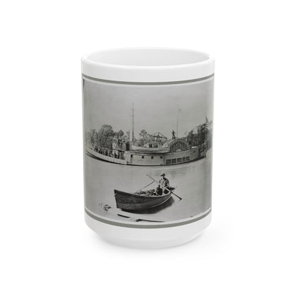 River Gunboat (U.S. Civil War) White Coffee Mug