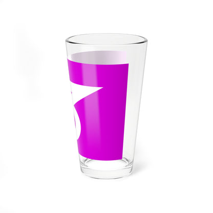 Flag of Akashina Nagano 1964-2005 (Japan) Pint Glass 16oz
