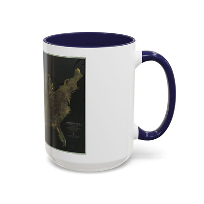 USA - Portrait U.S.A (1976) (Map) Accent Coffee Mug