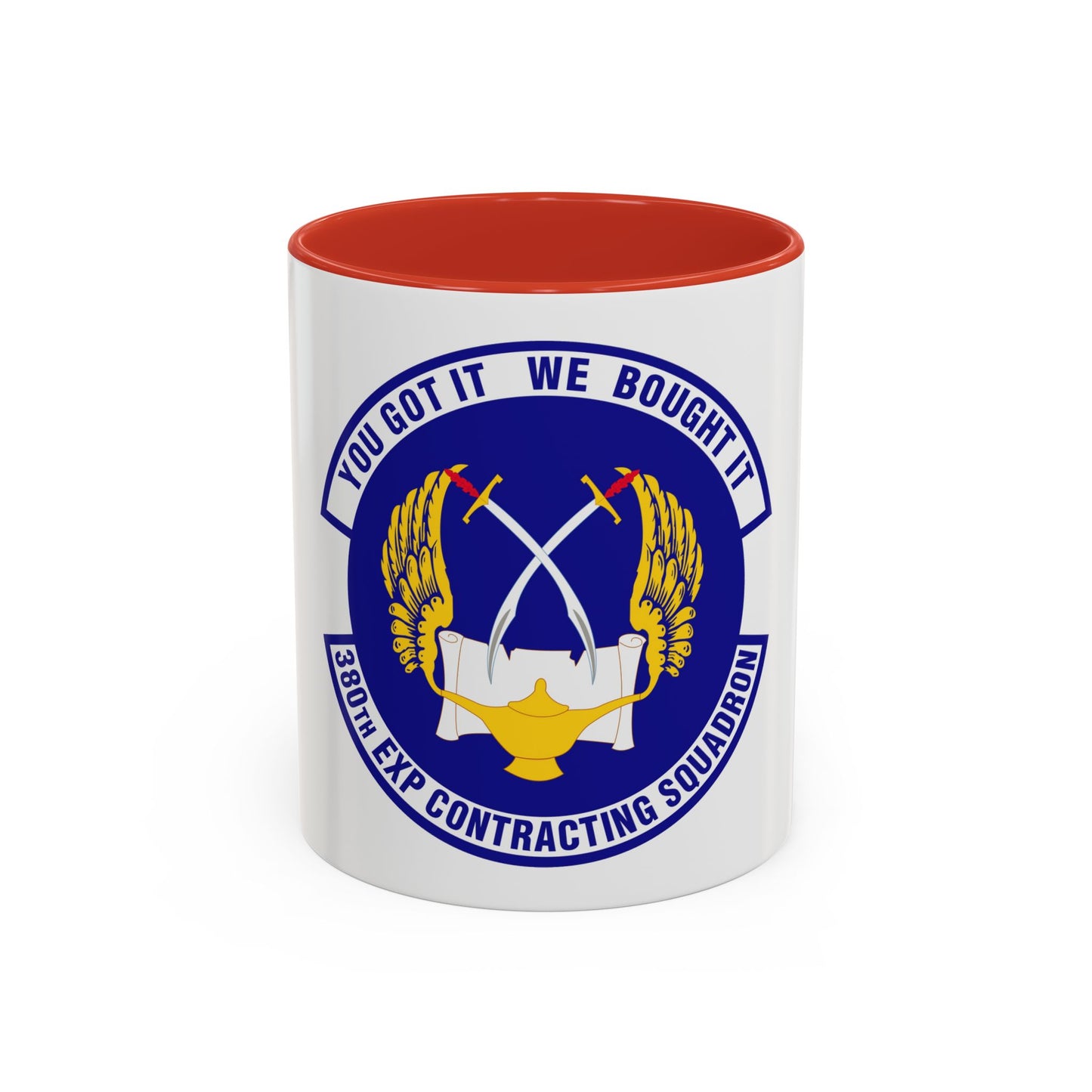380th Expeditionary Contracting Squadron (U.S. Air Force) Accent Coffee Mug
