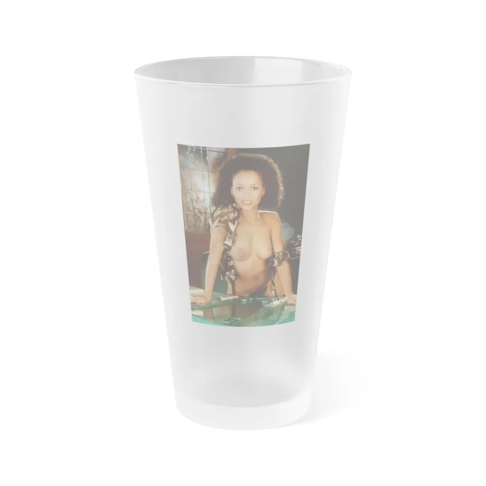 Ola Ray #47 (Vintage Female Icon) Frosted Pint 16oz-16oz-Frosted-Go Mug Yourself