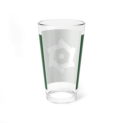 Flag of Mugegawa Gifu 1966-2005 (Japan) Pint Glass 16oz