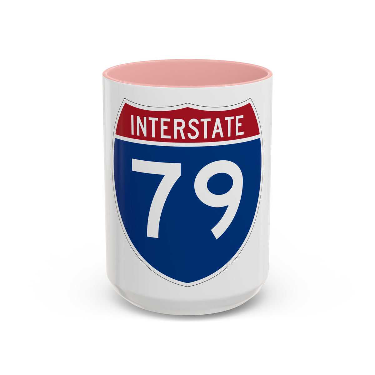 Interstate 79 (U.S. Highways) Accent Coffee Mug