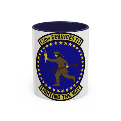 130th Services Flight (U.S. Air Force) Accent Coffee Mug