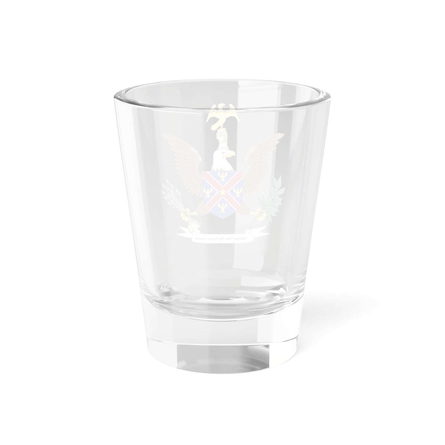 Greater Coat of arms of Lyndon B. Johnson (United States) (Coat of Arms) Shot Glass 1.5oz