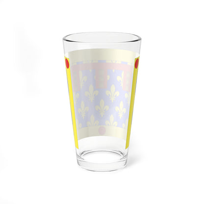 Unofficial Flag of Pas-De-Calais (France) Pint Glass 16oz