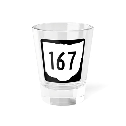 OH-167 1967 (Ohio) (Road Sign) Shot Glass 1.5oz