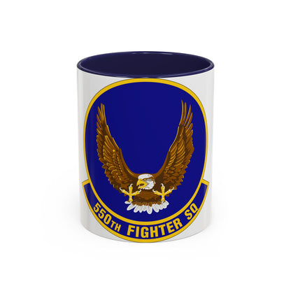 550 Fighter Squadron AETC (U.S. Air Force) Accent Coffee Mug