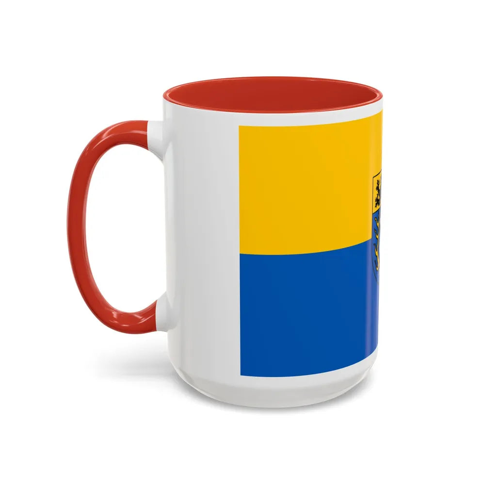 Flag of Aachen Germany - Accent Coffee Mug-Go Mug Yourself