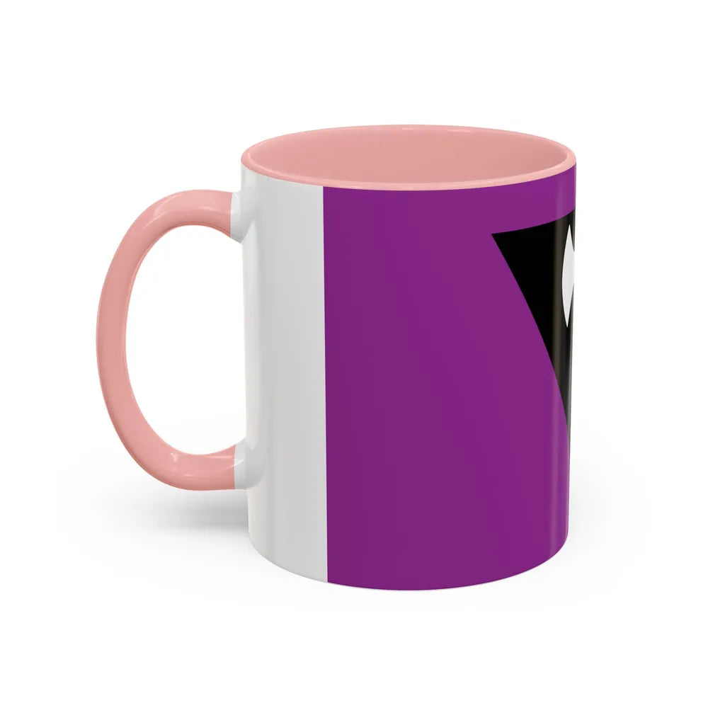 Labrys Lesbian Pride Flag - Accent Coffee Mug-Go Mug Yourself