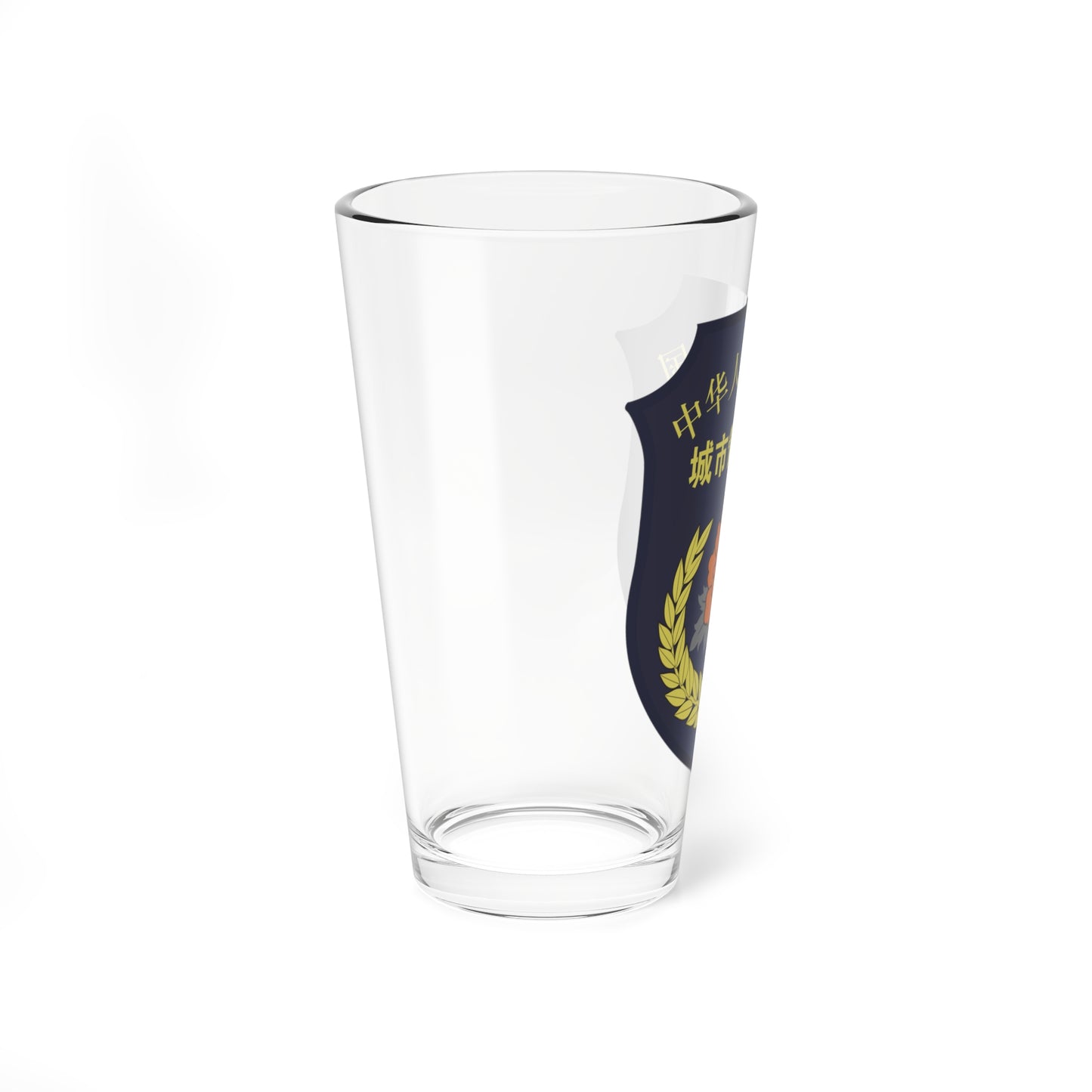 Urban Management And Law Enforcement armband P.R.China 城市管理执法臂章 (China) (Coat of Arms) Pint Glass 16oz