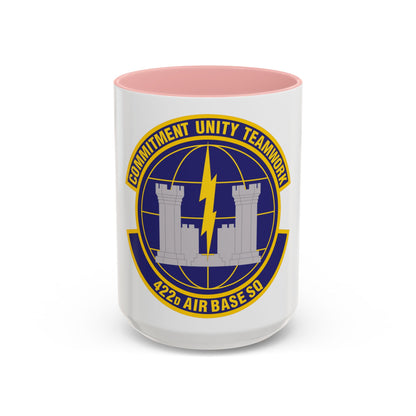 422d Air Base Squadron (U.S. Air Force) Accent Coffee Mug