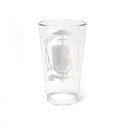 Escudo de Francisco Javier Acero Pérez (Spain) (Coat of Arms) Pint Glass 16oz