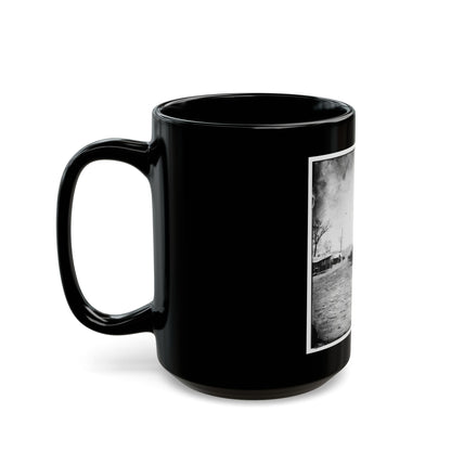 Big Black River Station, Miss. Wagons And Sheds (U.S. Civil War) Black Coffee Mug
