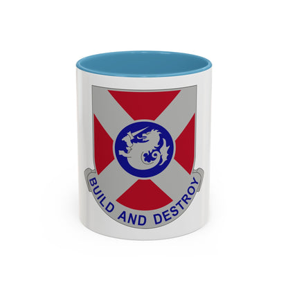391 Engineer Battalion (U.S. Army) Accent Coffee Mug
