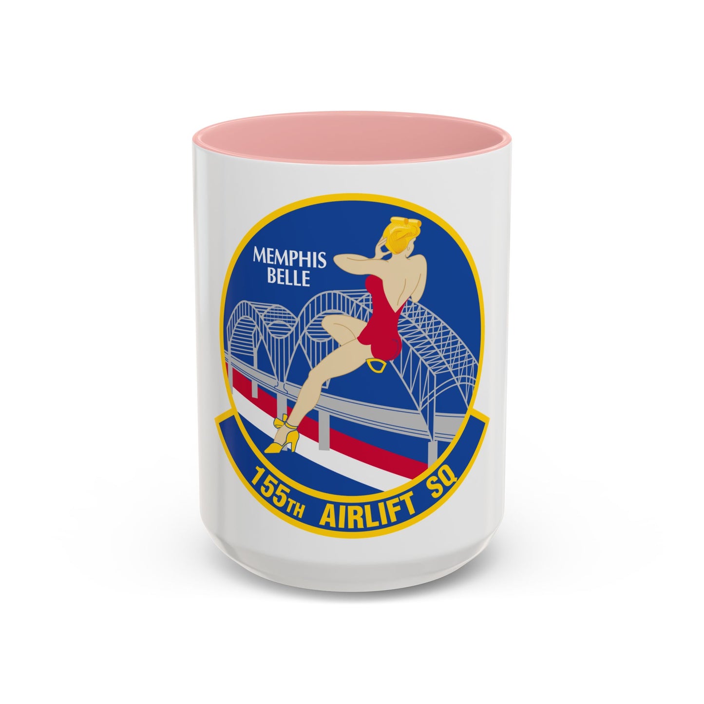 155 Airlift Squadron (U.S. Air Force) Accent Coffee Mug