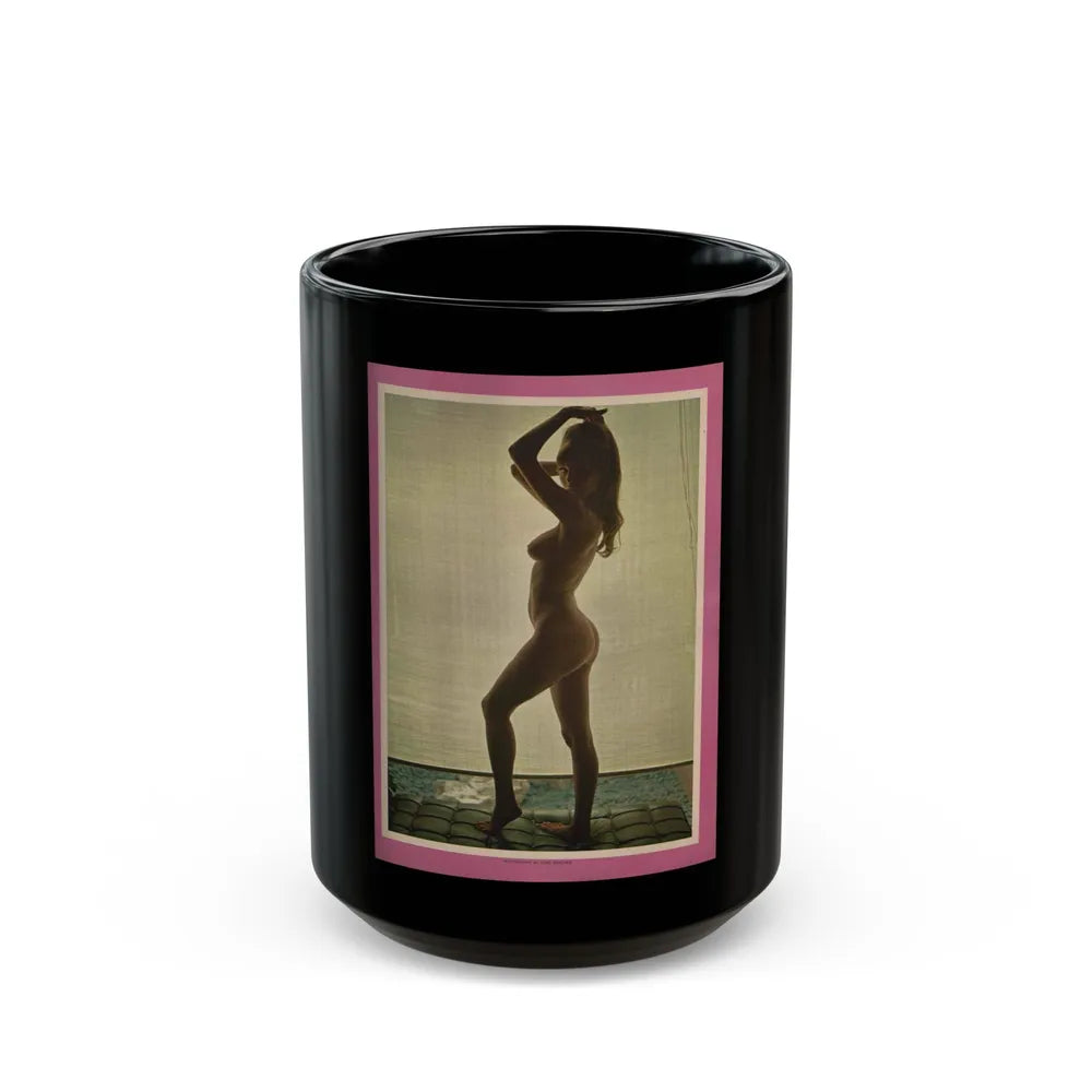 Victoria Vetri #56 - Playboy Mag. May '68 - 1 Topless Photo (Vintage Female Icon) Black Coffee Mug-15oz-Go Mug Yourself