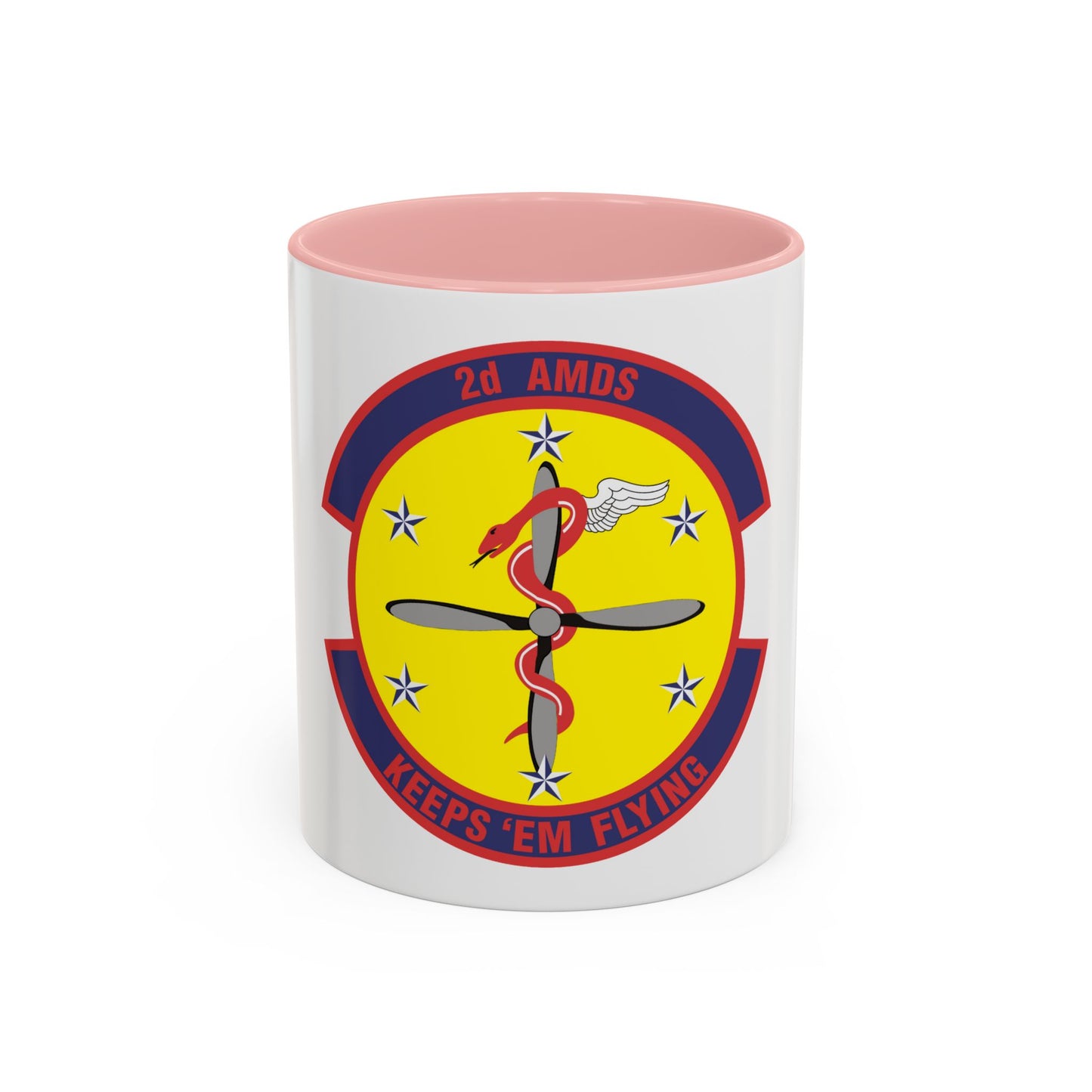 2d Aerospace Medical Squadron (U.S. Air Force) Accent Coffee Mug